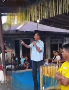 Foto: "FK" saat Orasi Politik .